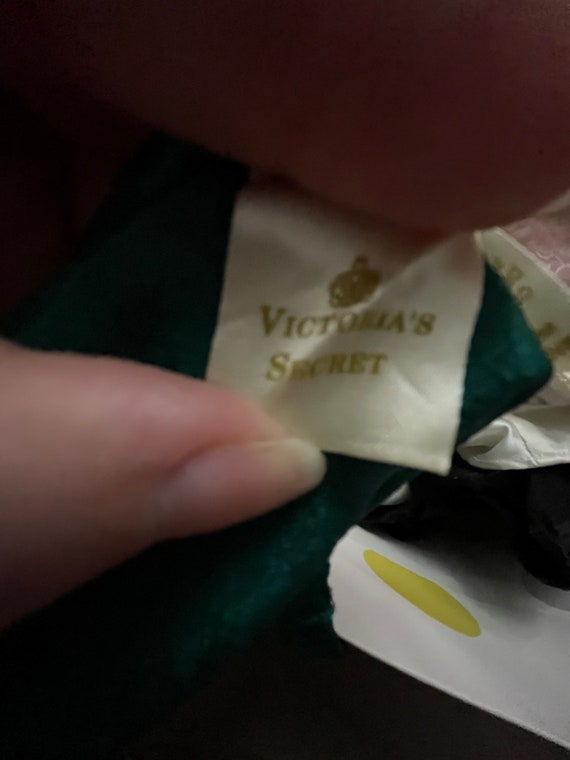 Vintage Victoria Secret Emerald Green Slip Dress - image 6