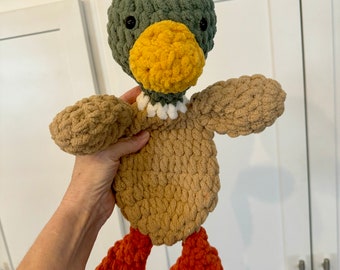 Mallard Duck Snuggle Toy, Toddler or Baby Gift