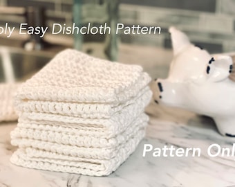 Simply Easy Dishcloth Crochet Pattern