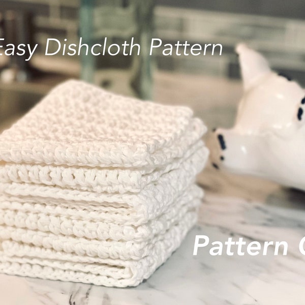 Simply Easy Dishcloth Crochet Pattern