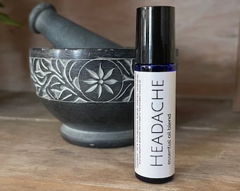 Headache Relief Roll-On, All-Natural Headache Relief, Essential Oil Headaceh Releif, Aromatherapy Gift