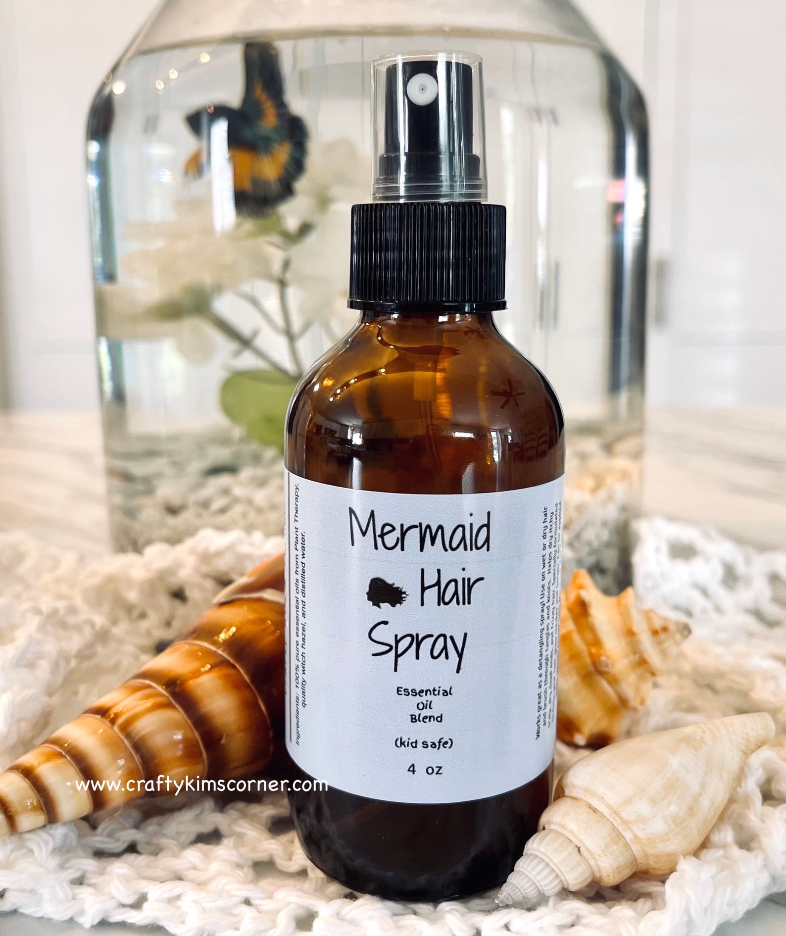 Mermaid Hair Spray and Serum Using Essential Oils for Fuller Etsy