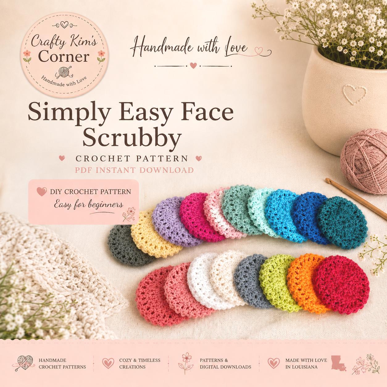 39 Face Scrubby Crochet Patterns: Enhance Your Skincare Routine Today! 7 Face Scrubby Crochet Pattern Easy Beginner Friendly