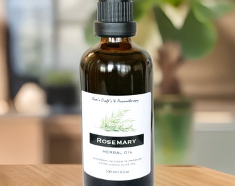 Rosemary Infused Olive Oil, Herbal Oil
