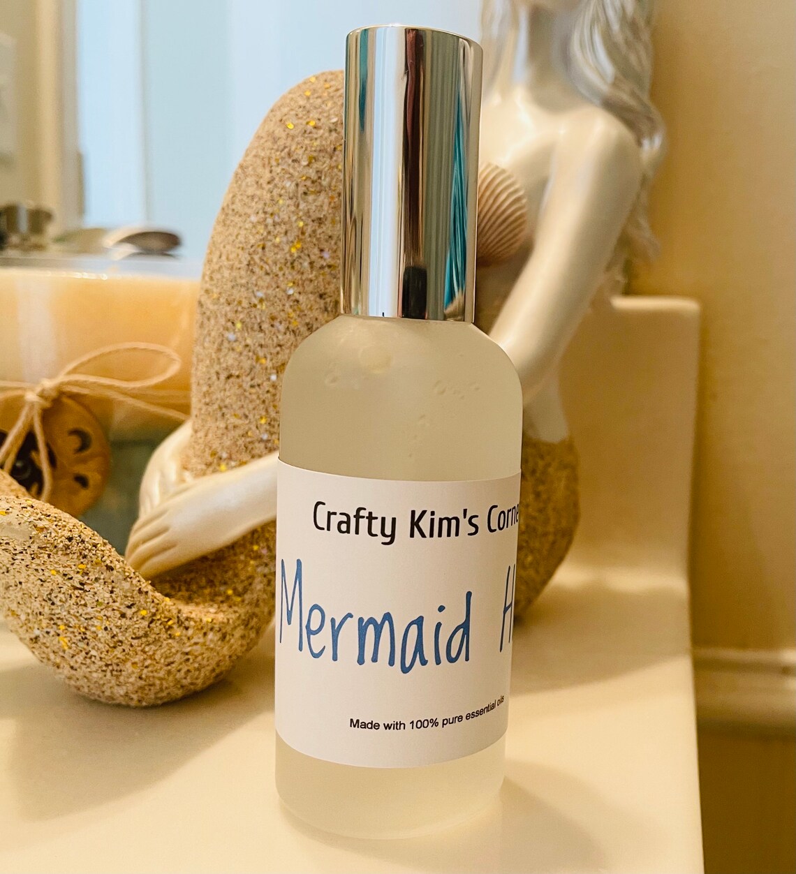 Mermaid Hair Spray and Serum Pure Essential Oil Hair Spray Etsy