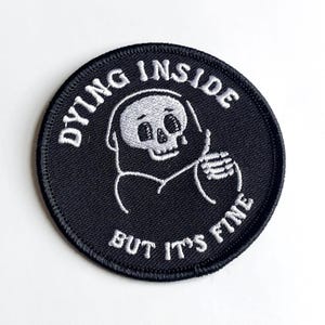 Dying Inside But It's Fine Grim Reaper Patch