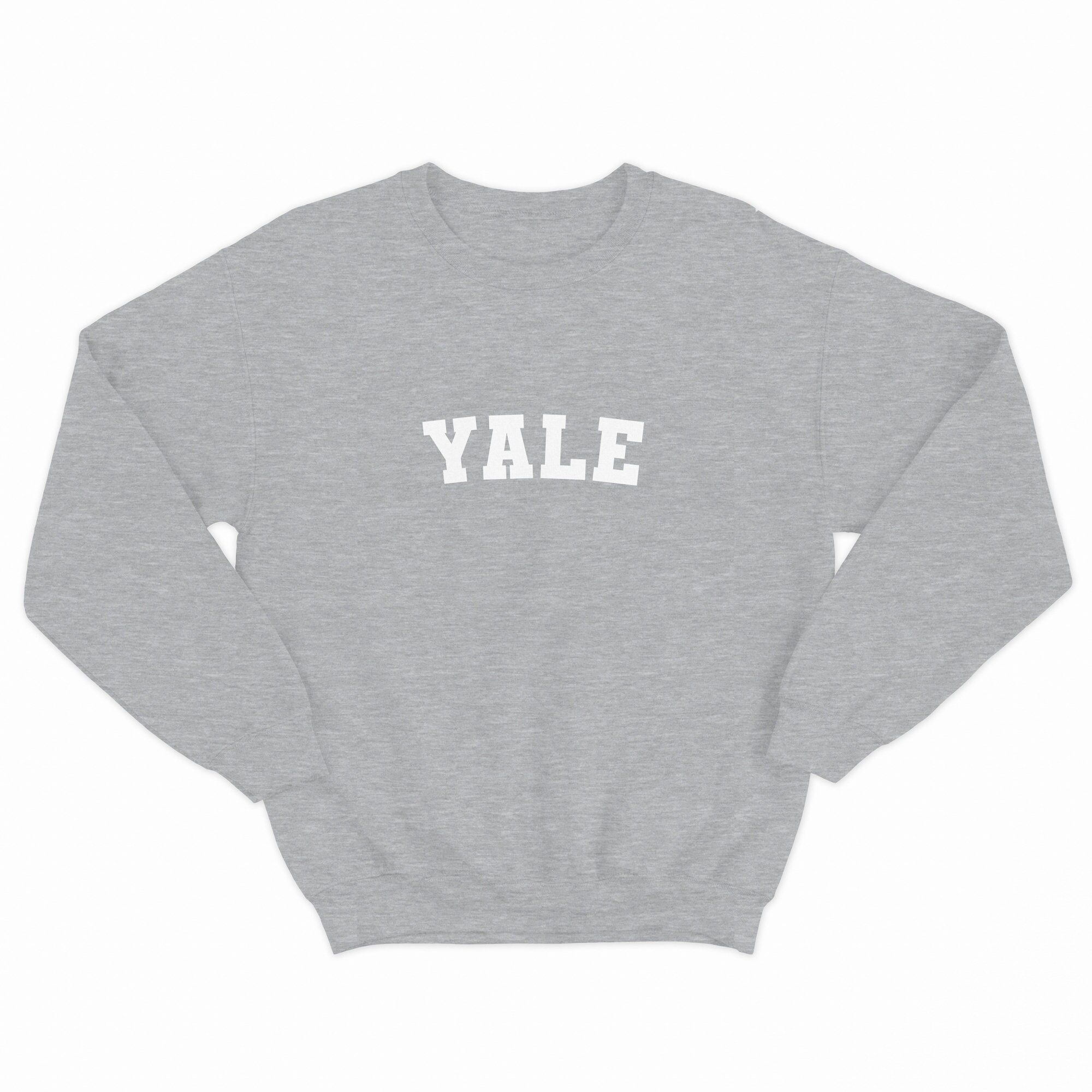 Yale Sweater Sweatshirt Jumper Crew Neck Varsity Etsy UK