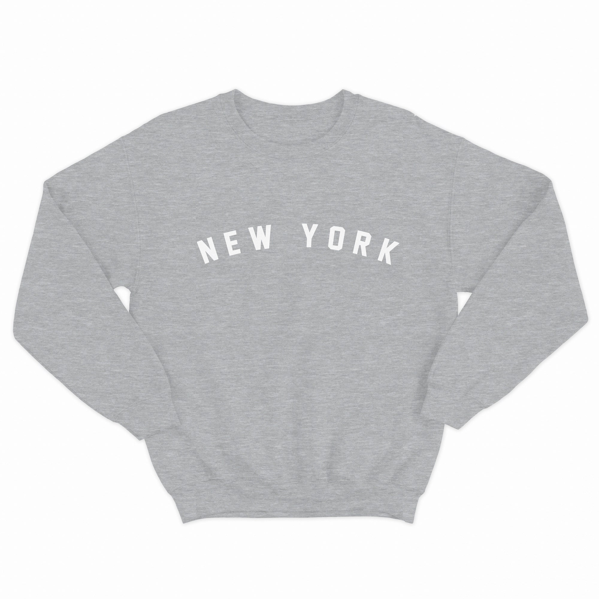 New York Sweater Sweatshirt Jumper Crew Neck Varsity New York - Etsy