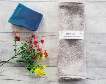 Bamboo Face Cloth / Flannel - Taupe