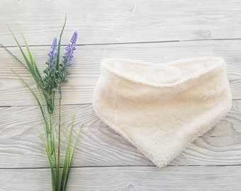 Bamboo Baby Bandana Bib - Ivory