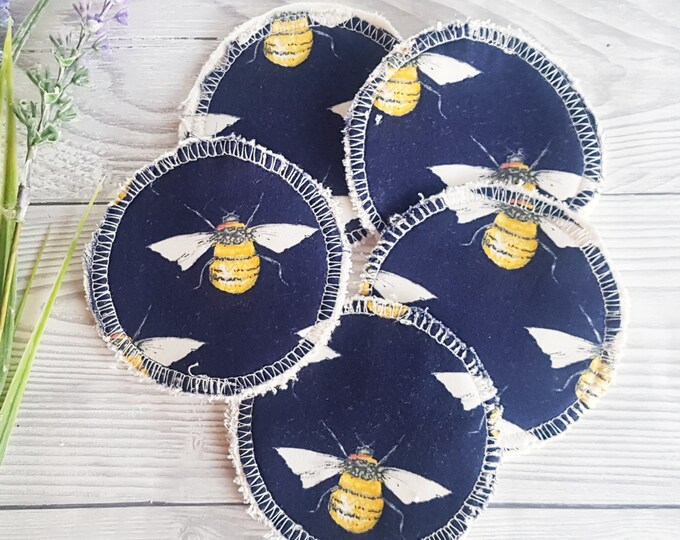 Zero Waste Face Pads, Rounds Face Pads, Reusable Face Wipes, Reusable Makeup Wipes, Eco Friendly, Reusable Cotton Pad, Facial Cleansing Pads
