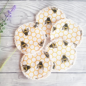 Zero Waste Face Pads, Rounds Face Pads, Reusable Face Wipes, Reusable Makeup Wipes, Eco Friendly, Reusable Cotton Pad, Facial Cleansing Pads