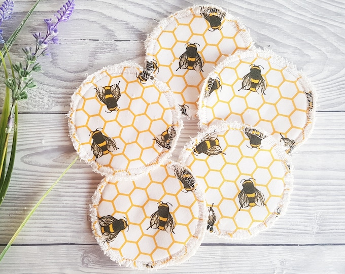 Zero Waste Face Pads, Rounds Face Pads, Reusable Face Wipes, Reusable Makeup Wipes, Eco Friendly, Reusable Cotton Pad, Facial Cleansing Pads