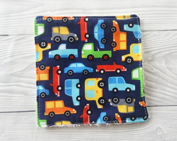 Reusable Babmoo Baby Wipes - Cars