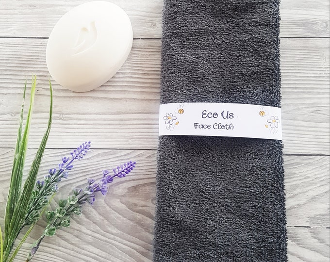 Bamboo Face Cloth / Flannel - Grey