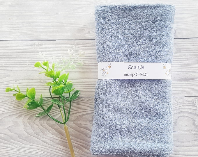Baby Bamboo Burp Cloth - Blue