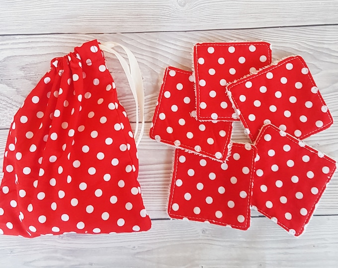 Reusable Face Wipes, Reusable Face Pads, Reusable Makeup Wipes, Eco Friendly, Zero Waste, Reusable Cotton Pads, Facial Cleansing Pads, Wipes