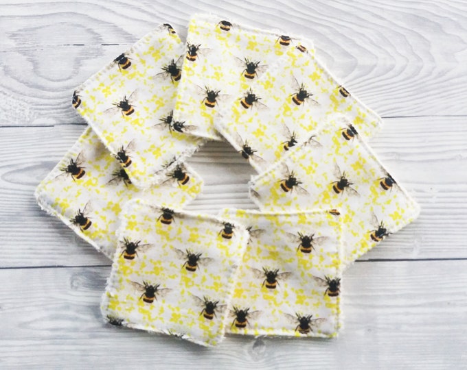 Reusable Face Pads, Reusable Face Wipes, Reusable Makeup Wipes, Eco Friendly, Zero Waste, Reusable Cotton Pads, Facial Cleansing Pads, Wipes