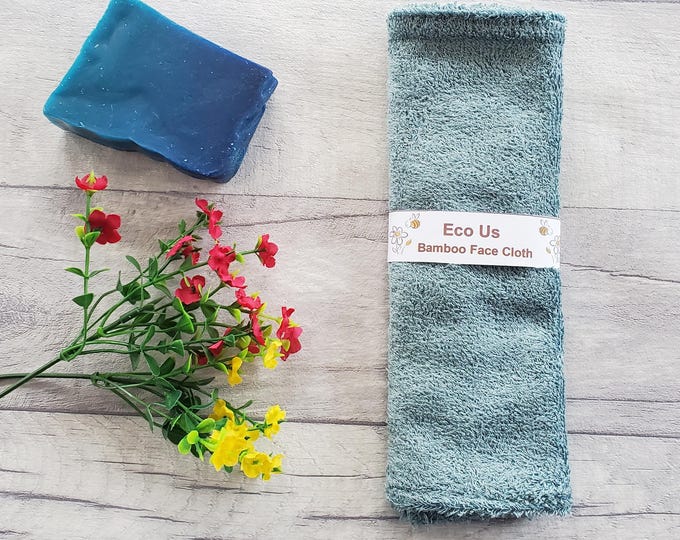 Bamboo Face Cloth / Flannel - Teal