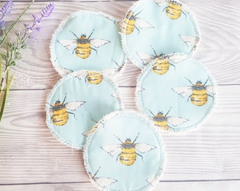 Reusable Face Pads, Rounds Face Pads, Reusable Face Wipes, Reusable Makeup Wipes, Eco Friendly, Reusable Cotton Pads, Facial Cleansing Pads,