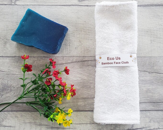 Bamboo Face Cloth / Flannel - White