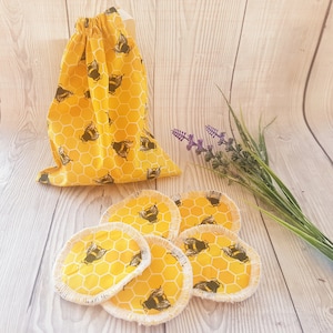 Zero Waste Face Pads, Rounds Face Pads, Reusable Face Wipes, Reusable Makeup Wipes, Eco Friendly, Reusable Cotton Pad, Facial Cleansing Pads
