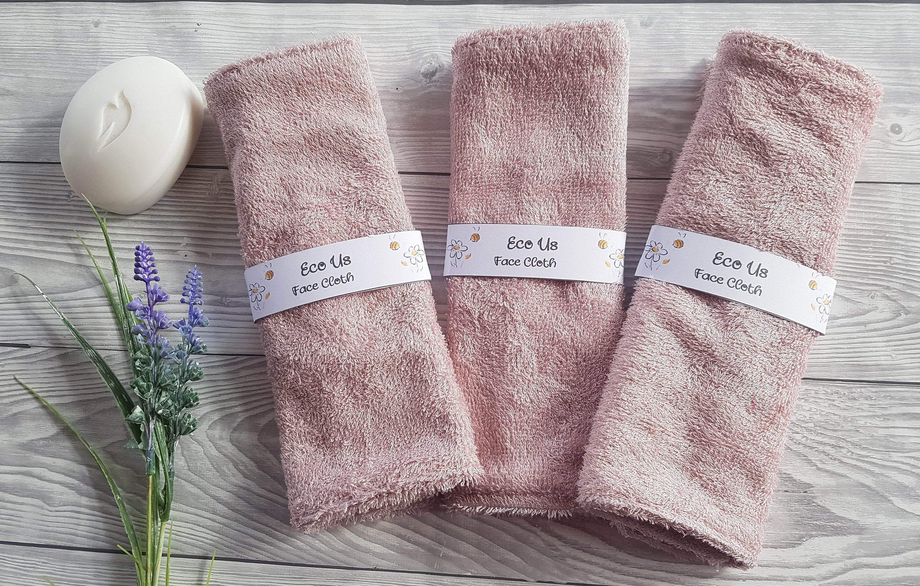 Organic Cotton Face Towel + Exfoliating Washcloth — Simple Ecology