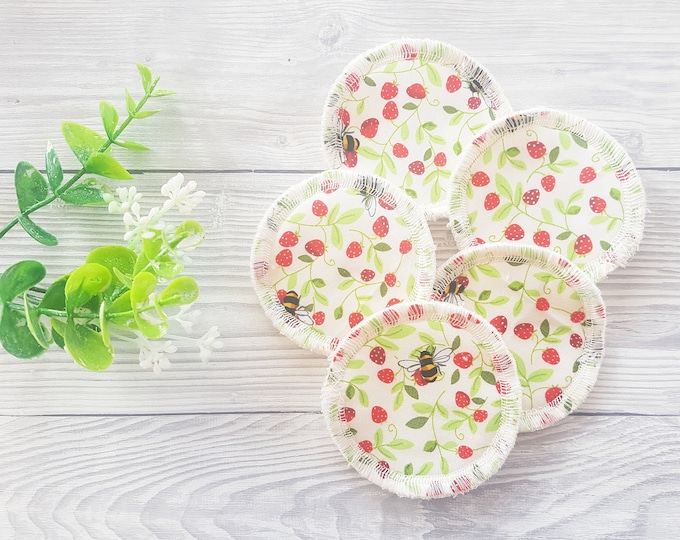 Zero Waste Face Pads, Rounds Face Pads, Reusable Face Wipes, Reusable Makeup Wipes, Eco Friendly, Reusable Cotton Pad, Facial Cleansing Pads