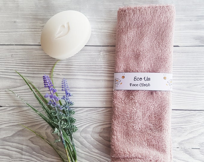 Bamboo Face Cloth / Flannel - Rose