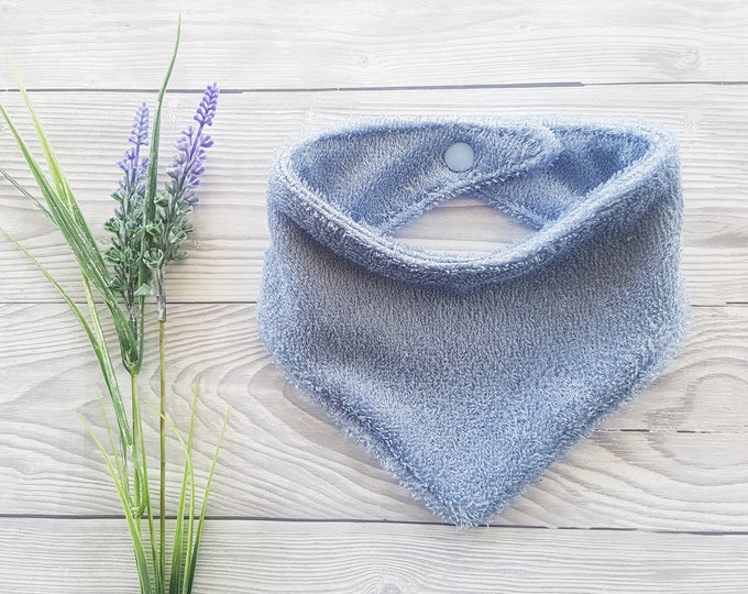 Bamboo Baby Bandana Bib -Blue