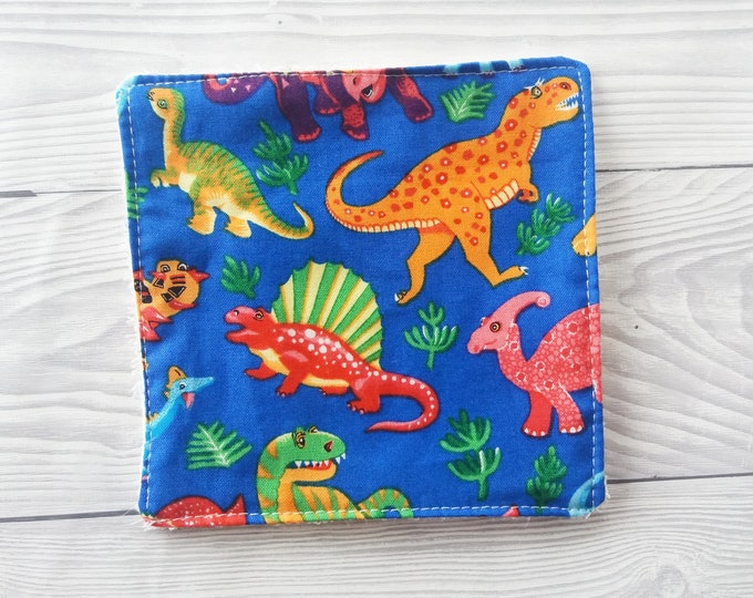 Reusable Bamboo Baby Wipes - Royal Dinosaurs