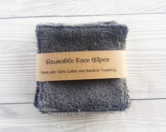 Make up Wipes, Reusable Face Pads, Reusable Face Wipes, Eco Friendly, Zero Waste, Reusable Cotton Pads, Facial Cleansing Pads, Beauty Gift