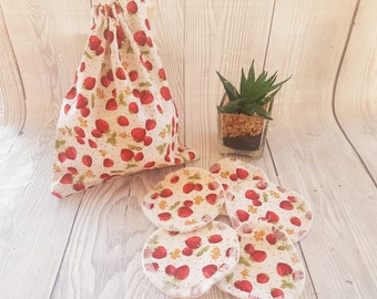 Zero Waste Face Pads, Rounds Face Pads, Reusable Face Wipes, Reusable Makeup Wipes, Eco Friendly, Reusable Cotton Pad, Facial Cleansing Pads