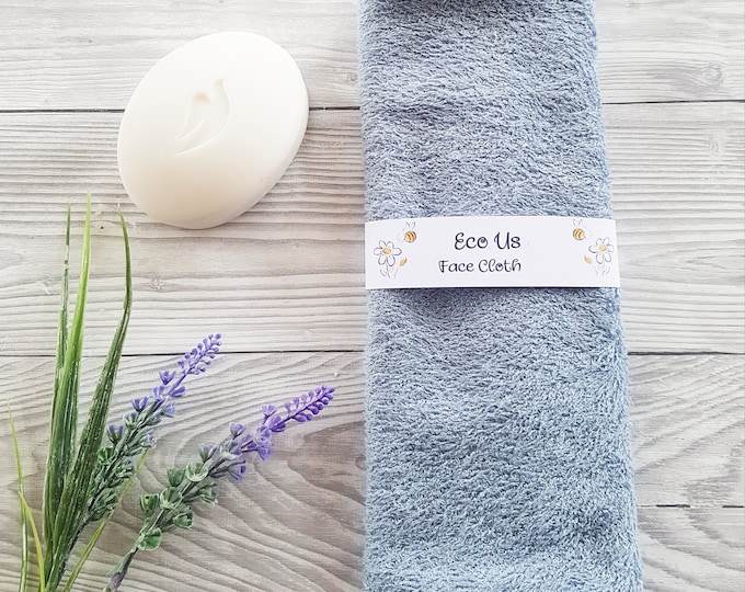 Bamboo Face Cloth / Flannel - Blue