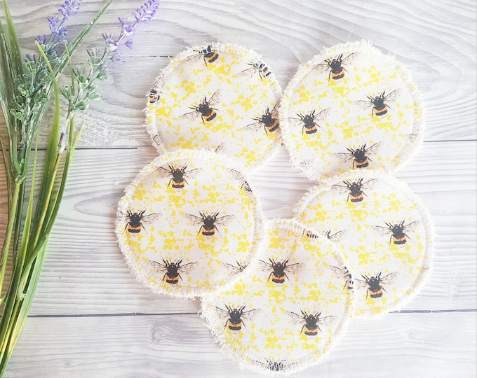 Reusable Face Wipes, Reusable Face Pads, Reusable Makeup Wipes, Eco Friendly, Zero Waste, Reusable Cotton Pads, Facial Cleansing Pads, Wipes