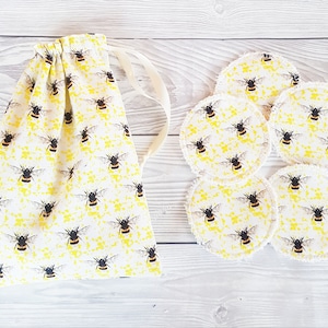Zero Waste Face Pads, Rounds Face Pads, Reusable Face Wipes, Reusable Makeup Wipes, Eco Friendly, Reusable Cotton Pad, Facial Cleansing Pads