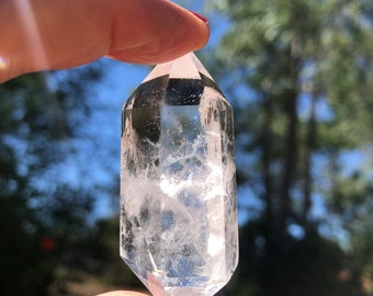 Clear Quartz Crystal Point Double Terminated