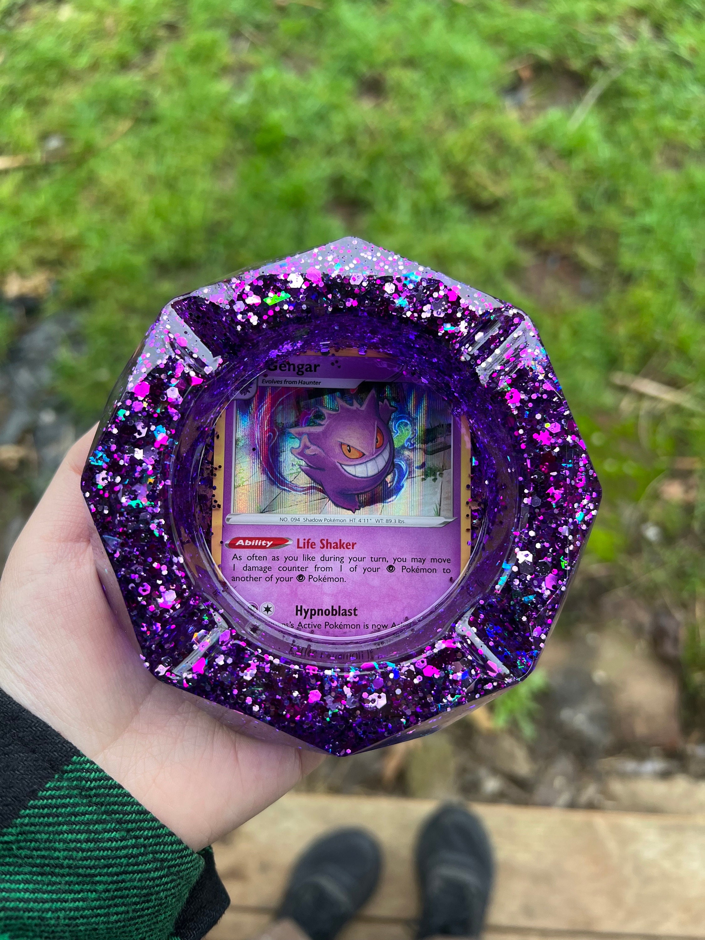 pokemon card resin CUSTOM Comission for Pokemon Card: RESIN SHAKER Keychain!
