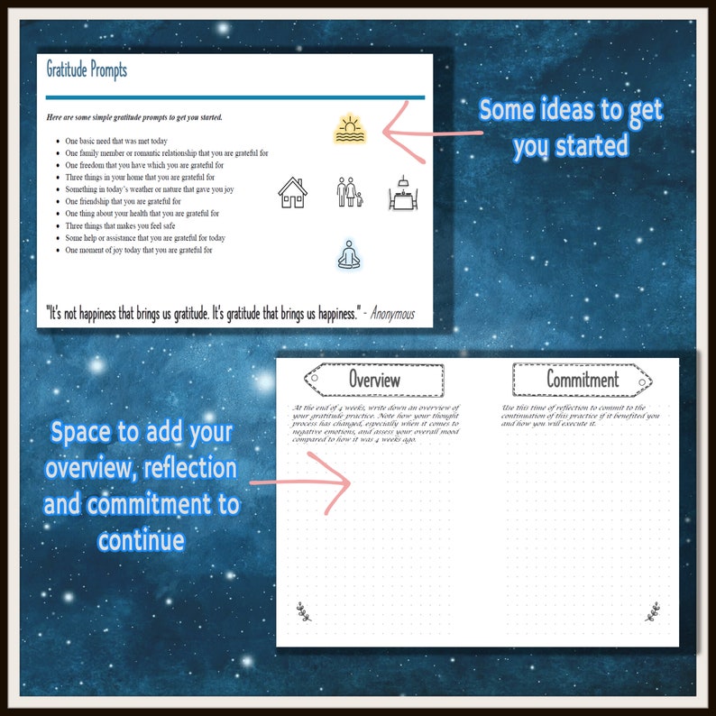 The 4 Week Gratitude Journal Printable image 4