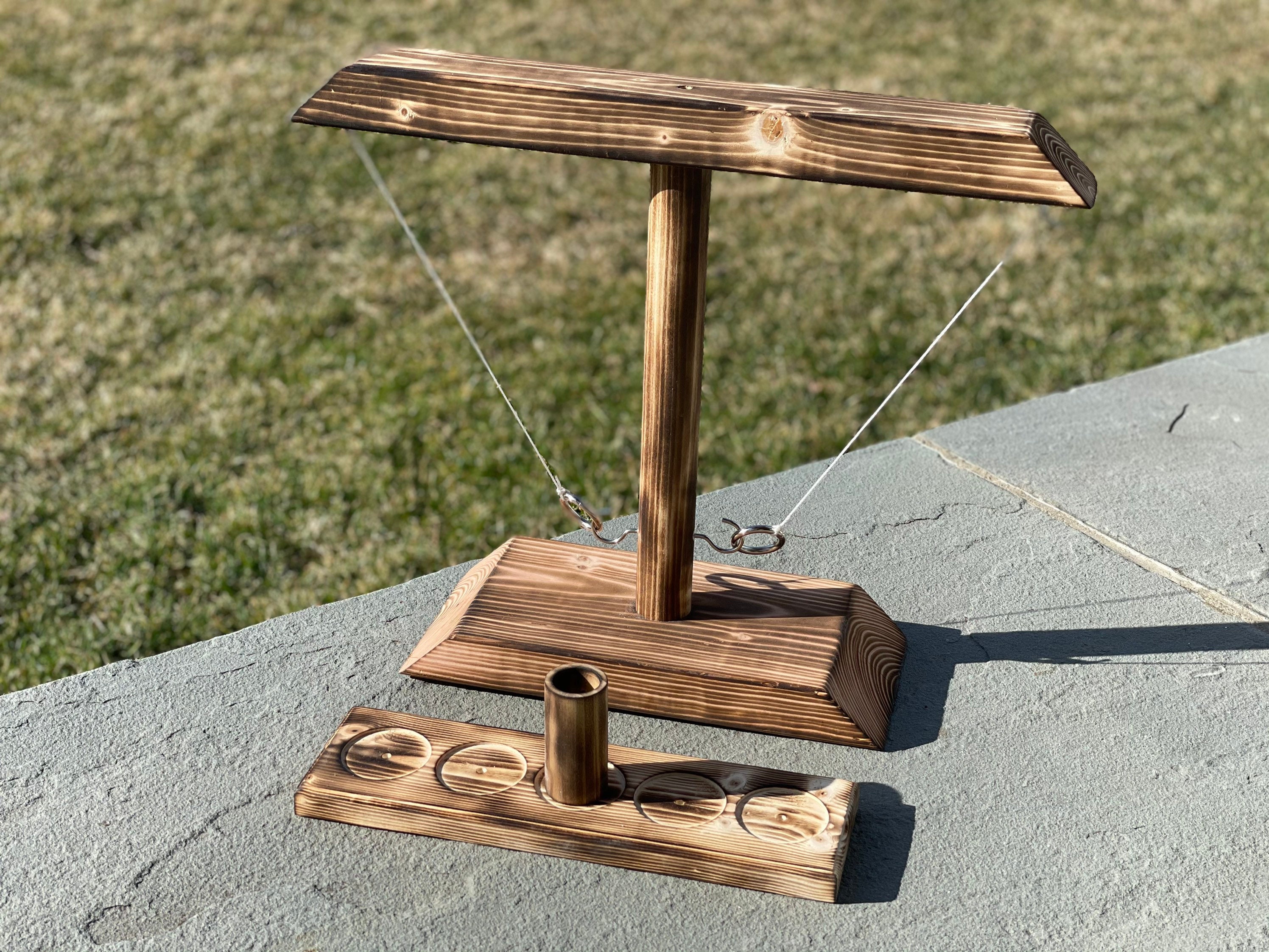Double Ring Toss Game Bimini Tiki Toss Hooks and Ring Game - Etsy New  Zealand