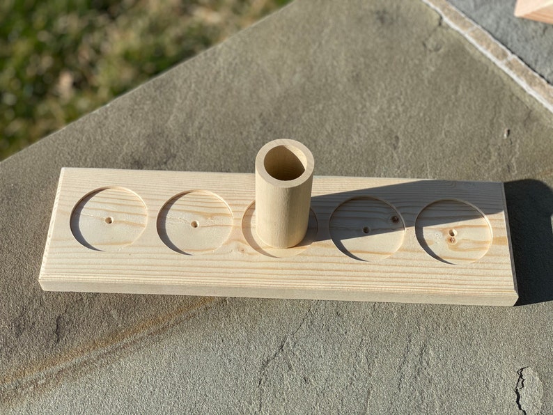 Double Ring Toss Game Bimini Tiki Toss Hooks and Ring Game Etsy