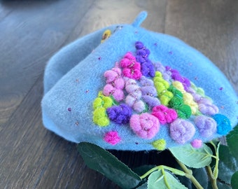 Strawberry Beret, Fruit Beret, Beret Hat, French Beret  display picture 1
