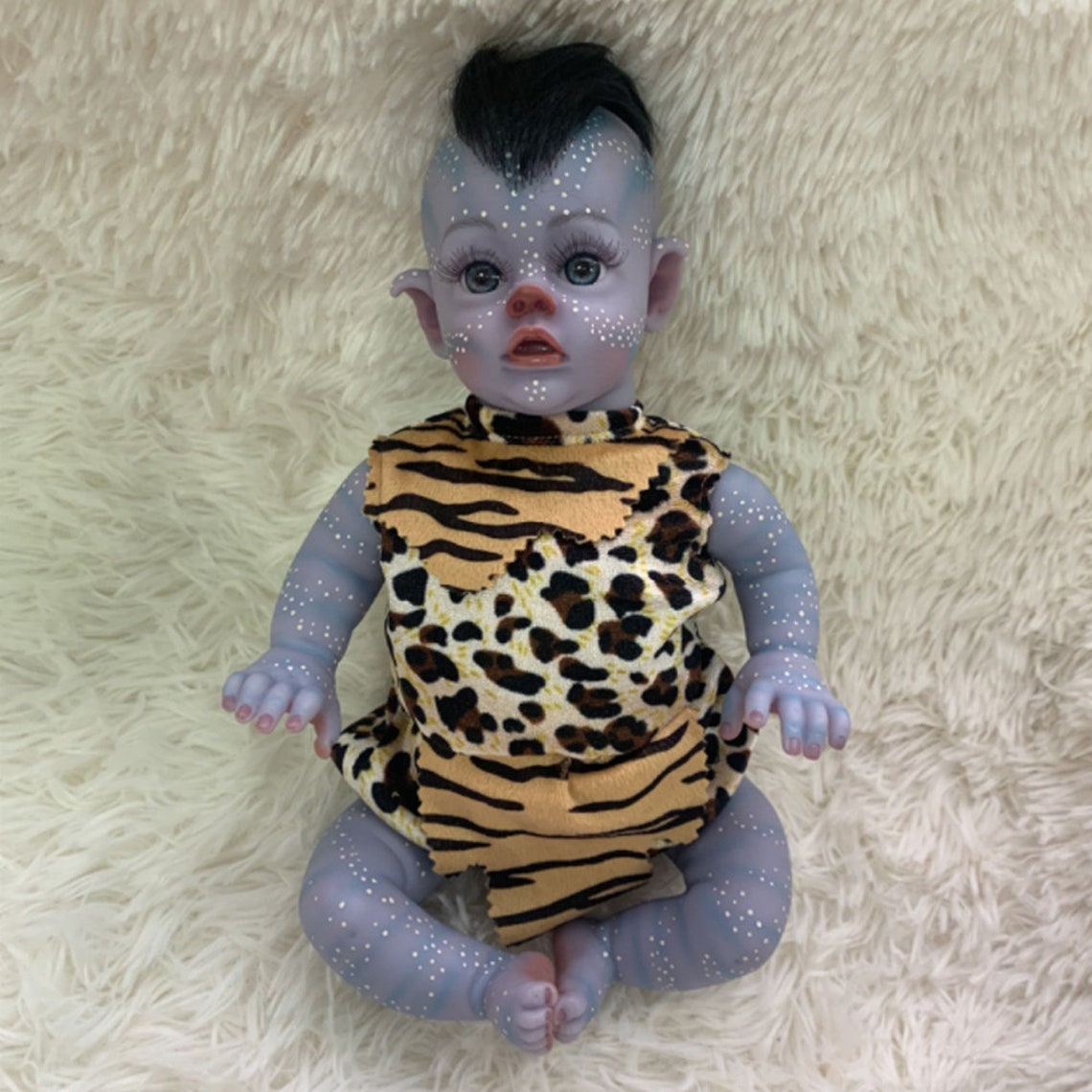 30CM Avatar Silicone Reborn Doll Realistic Newborn Soft Baby Etsy
