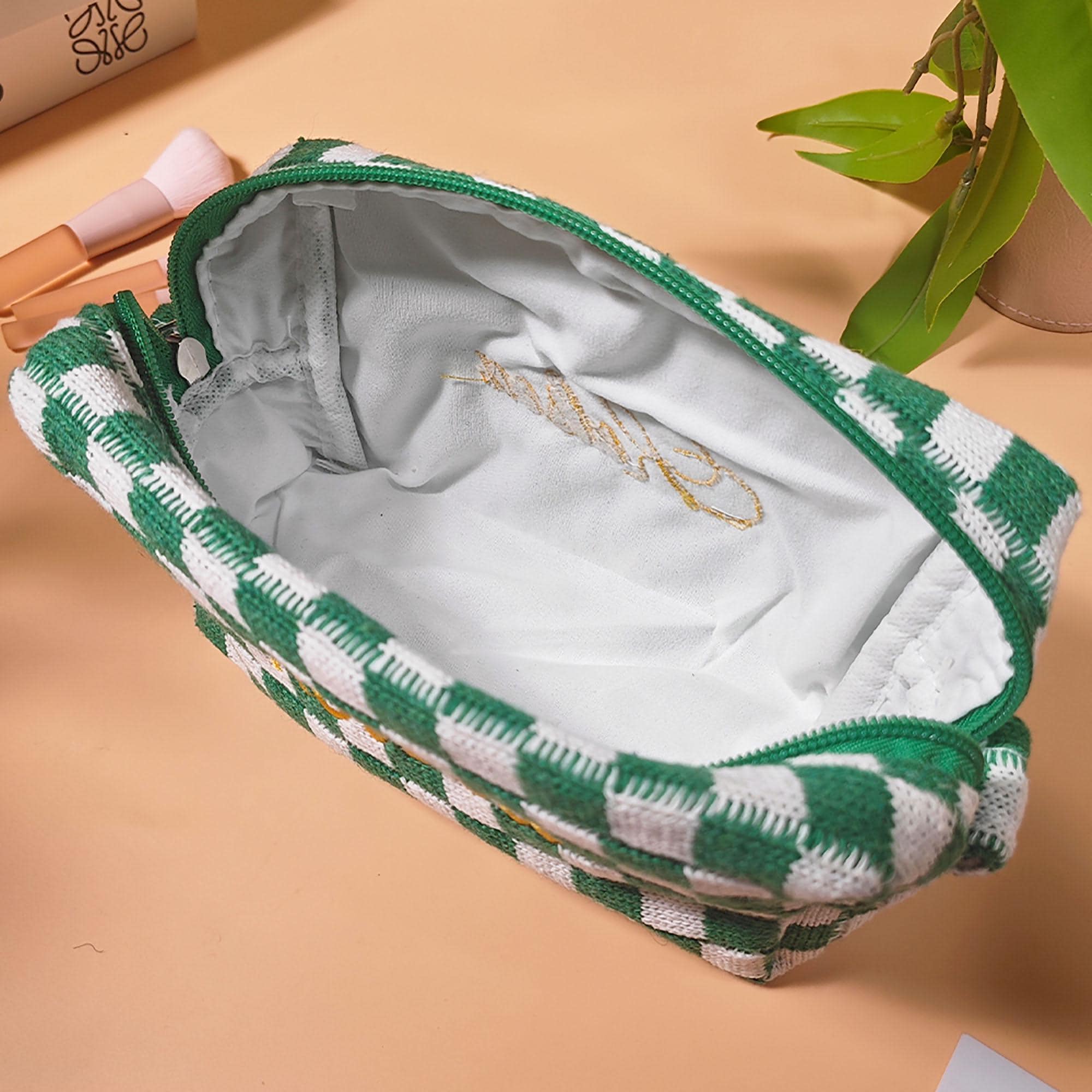 Personalized Embroidery Toiletry Bag,make up bag,bridesmaid gifts,Custom Travel Makeup Bag,Large Capacity Storage Bag, Bridesmaid Makeup Bag