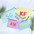 Custom Shadow Monogram Pool Bag,Personalized Bridesmaid Beach Pouch,Waterproof Pool Bag,Bridesmaid Gift Bag,Bachelorette Bridal Party Favor product logo