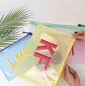 Shadow Monogram Clear Pool Bag, Personalized Beach Pouch product logo