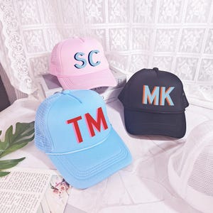 Personalized Trucker Cap for Team Events, Custom Fun Group Outings, Party Hats,Gift for Dad Mom Him Her Boyfriend,Bride Hat,Can use Logo