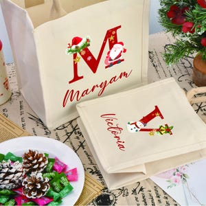 Personalized Christmas Gift Bags,Xmas Gift Bags,Custom Christmas Party Bags,Christmas Sacks,Christmas Eve,Christmas Gift Sack