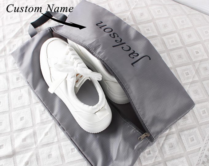 Personalized Shoe Bag, Waterproof Oxford Cloth, Travel Shoe Storage