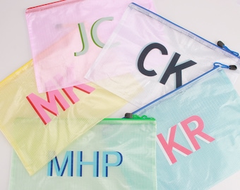 Custom Monogrammed pool bag,Bridesmaid Pool Bag,Beach Bag Bridesmaid Gift,Bachelorette Storage Bag,Wet Dry Pool Pouch Organizer,Use Logo